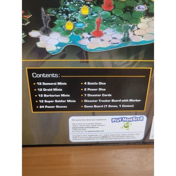 Reign The Final Battle Royale Strategic 48ct Miniatures Board Game(New) #A46 - Picture 4 of 7
